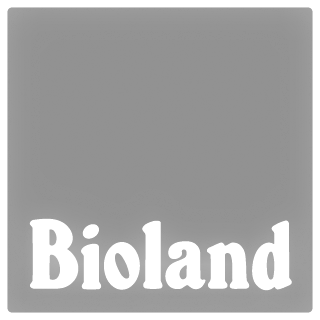 Logo Bioland e. V. (in grau