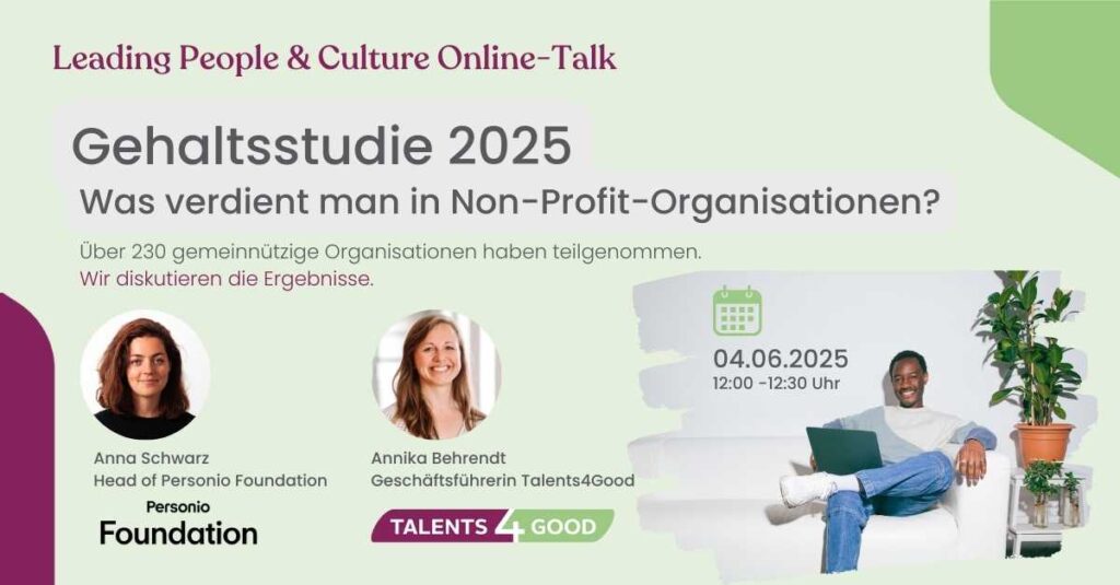 event ankuendigung gehaltsstudie 2025 fuer non-profit-organisationen